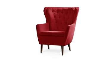 Кресло Дерби красного цвета