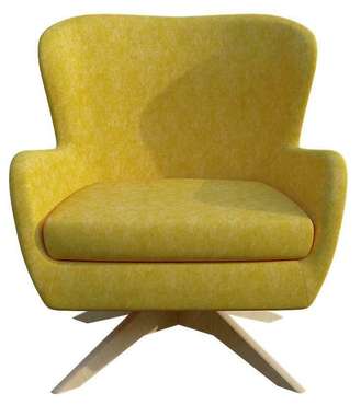 Кресло Фэй желтого цвета