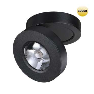 спот накладной Groda 359410 (алюминий, цвет черный)