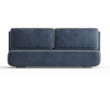 Диван-кровать Рени в обивке из велюра Maserati темно-синего цвета