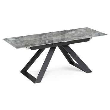 Раздвижной обеденный стол Гарднер серого цвета