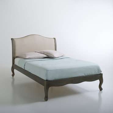 Кровать с основанием Janel 160x200 бежевого цвета