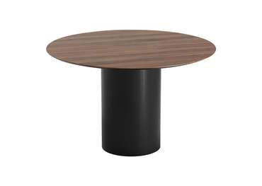 Стол обеденный Type D 120 черно-коричневого цвета
