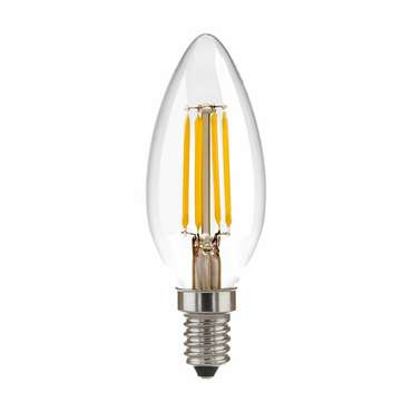 Филаментная светодиодная лампа С35 7W 4200K E14 (C35 прозрачный) BLE1412 формы свечи