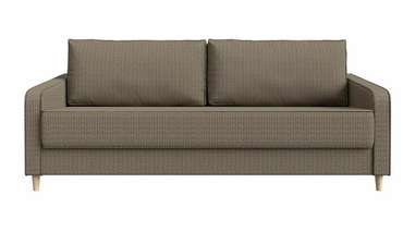 Прямой диван-кровать Варшава бежево-коричневого цвета