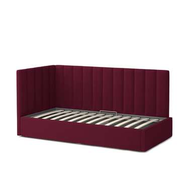 Кровать Меркурий-3 120х200 бордового цвета с подъемным механизмом
