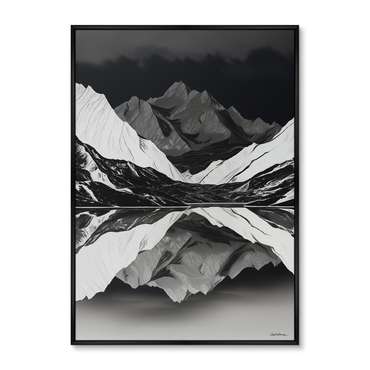 Репродукция картины Landscape Collection, Day and night, No 2, 2024г.