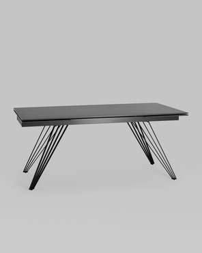 Раскладной обеденный стол Пандора L темно-серого цвета