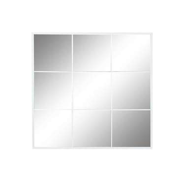 Настенное зеркало Белый Окно 90 x 2 x 90 cm