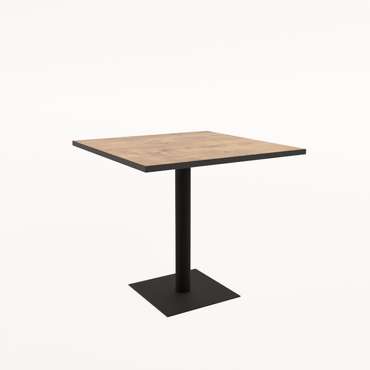 Обеденный стол Simple 70х70 коричневого цвета Teakwood