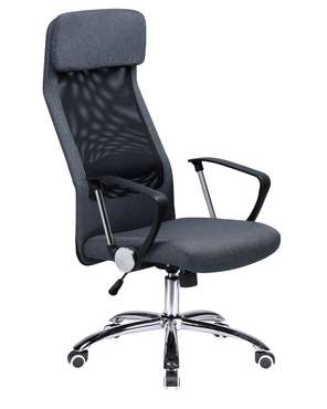 Офисное кресло для персонала Pierce серого цвета