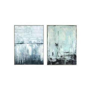 Картина Абстракция 60 x 3 x 80 cm современный (2 штук)
