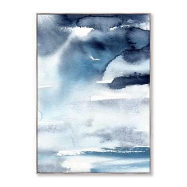 Репродукция картины на холсте Thunderbird flights over the ocean