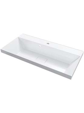 Раковина накладная Uperwood Classic New прямоугольная 90х40 см