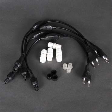 11-2W-100M-220V-LED-U CUT 1M WW дюралайт круглый