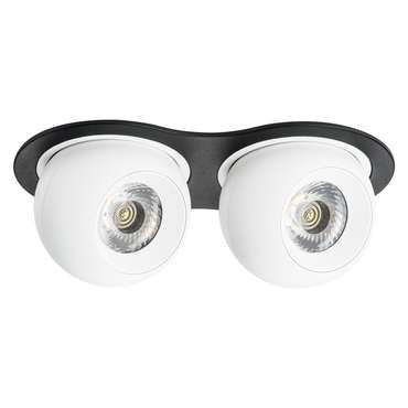 Светильник INTERO LED 9W*2 850LM*2 24G ЧЕРНЫЙ/БЕЛЫЙ 3000K (217627+217062+217062)