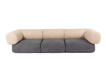 Модульный диван Trevi серо-бежевого цвета