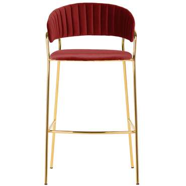 Полубарный стул Turin винного цвета
