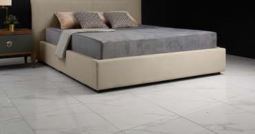 Кровать с подъемным механизмом Mainland 200х200 серого цвета