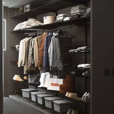 Проволочная полка 90x41 черного цвета