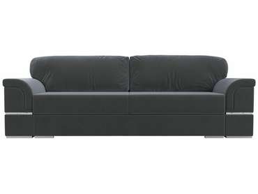 Прямой диван-кровать Порту серого цвета