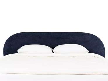 Кровать Softbay 160х200 бело-синего цвета без подъемного механизма