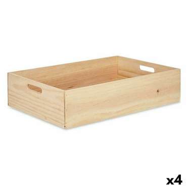 Набор декоративных ящичков древесина сосны 40 x 14 x 60 cm (4 штук)