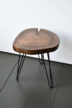 Кофейный стол Mushroom 04 черно-коричневого цвета