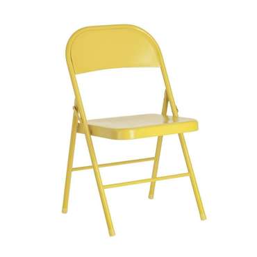 Складной стул Aidana желтого цвета 