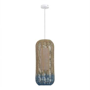 Светильник подвесной ST-Luce Древесный/Бежевый,Синий E27 1*40W VIMINI
