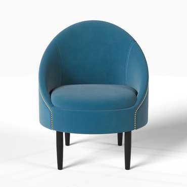 Кресло Мадрид синего цвета