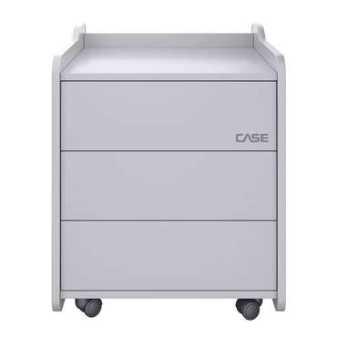 Тумба для игрового компьютерного стола Case 50 светло-серого цвета
