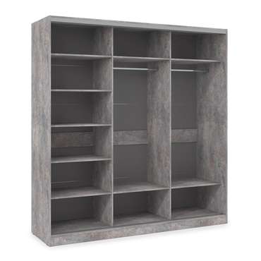 Шкаф-купе Comfort 24.1 серого цвета