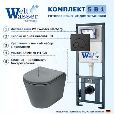Комплект 3 в 1 инсталляция Marberg