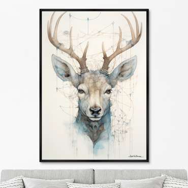 Репродукция картины Enchanted Deer, No 1, 2024г.