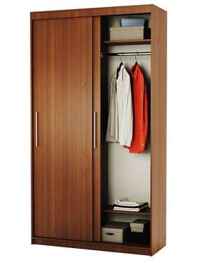 Шкаф-купе 2-х дв. Эконом платяной 120х60х200 Орех