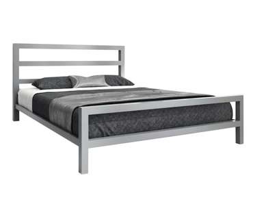 Кровать Аристо 160х200 серого цвета