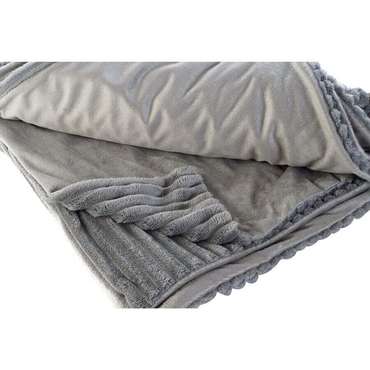 Одеяло DKD Home Decor 150 x 200 x 2 см Серый основной