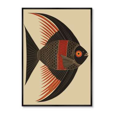 Репродукция картины Angel Fish drawing, No 1, 2024г.