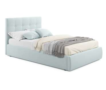 Кровать Selesta 120х200 мятного цвета с подъемным механизмом и матрасом