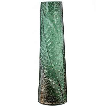Стеклянная ваза H48 зеленого цвета