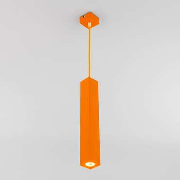 Подвесной светодиодный светильник 50154/1 LED оранжевый Cant