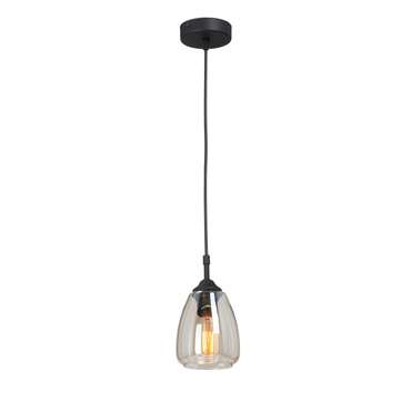 Подвесной светильник V2965-1/1S (стекло, цвет светло-коричневый)