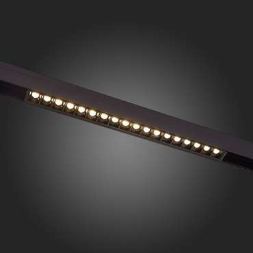 Магнитный трековый светильник Черный LED 1*18W 4000K 1407Lm Ra&gt;90 36о IP20 L331xW22xH SKYLINE 48