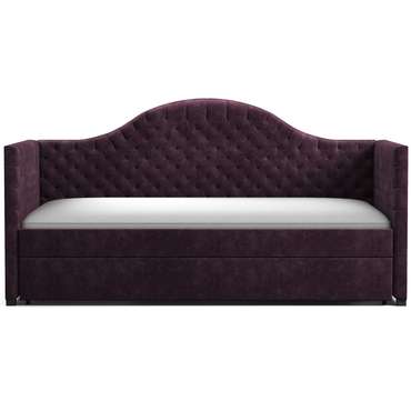 Кровать с дополнительным спальным местом Rosa 100х200 фиолетового цвета