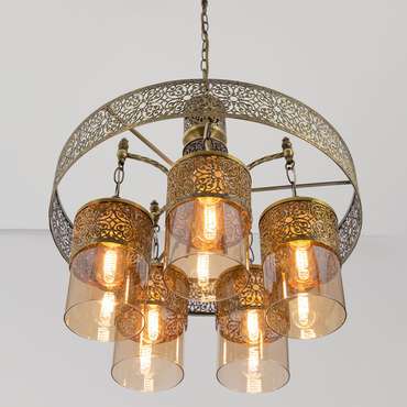 Citilux Эмир CL467153 Люстра подвесная Бронза