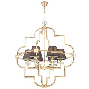 Подвесная люстра Lumina Deco Baltimore LDP 8020-6 GD+BK