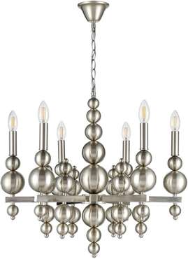 Подвесная люстра Lumion Nana 8107/6 никель, металл Е14 6*40W 220V подсвечник