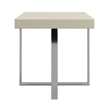 Приставной столик Vigo серо-бежевого цвета