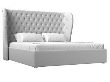 Кровать Далия 180х200 белого цвета с подъемным механизмом